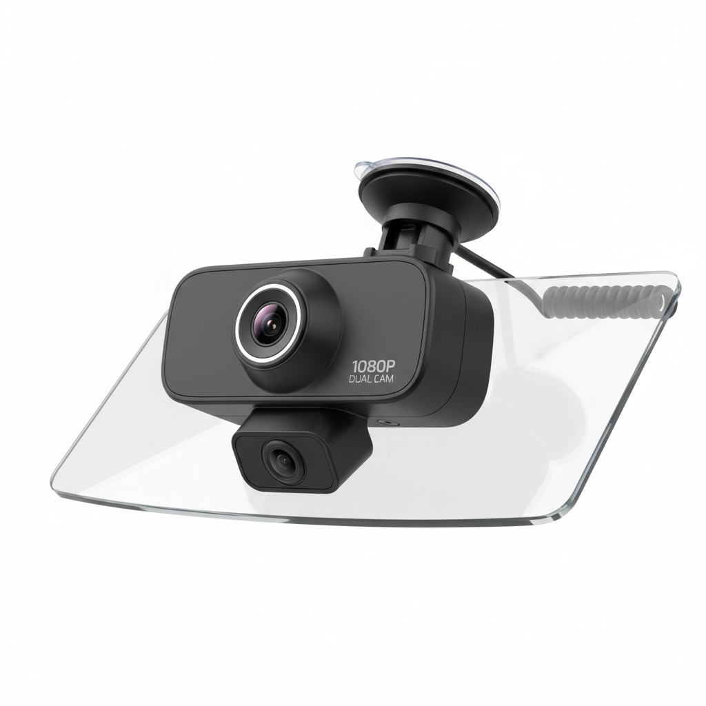 1080P Dual Dash Cam – Front & Interior Car Camera
