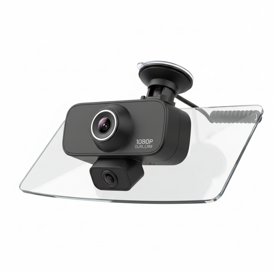 1080P Dual Dash Cam – Front & Interior Car Camera